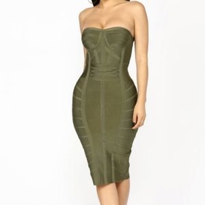 Fashion nova tube midi dress